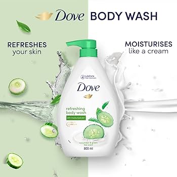 Dove Body Wash 1L (33.8oz) With Pump