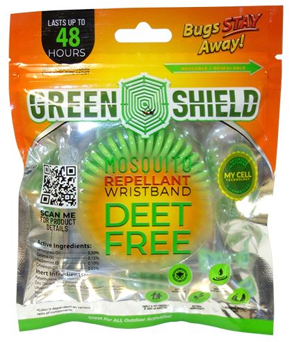 Green Shield Mosquito Wristband 1CT