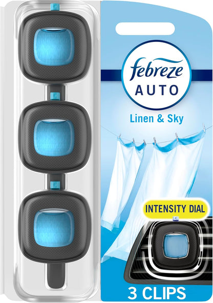 Febreze Car Vent Clips Air Freshener 3ct 8/.06oz