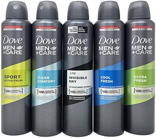 Dove Men+Care Anti-Perspirant Body Spray 250mL (Package May Vary)