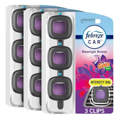 Febreze Car Vent Clips Air Freshener 3ct 8/.06oz