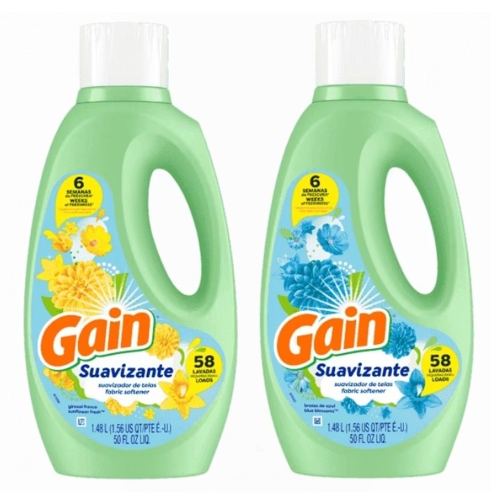 Gain Fabric Softener Liquid 50oz.